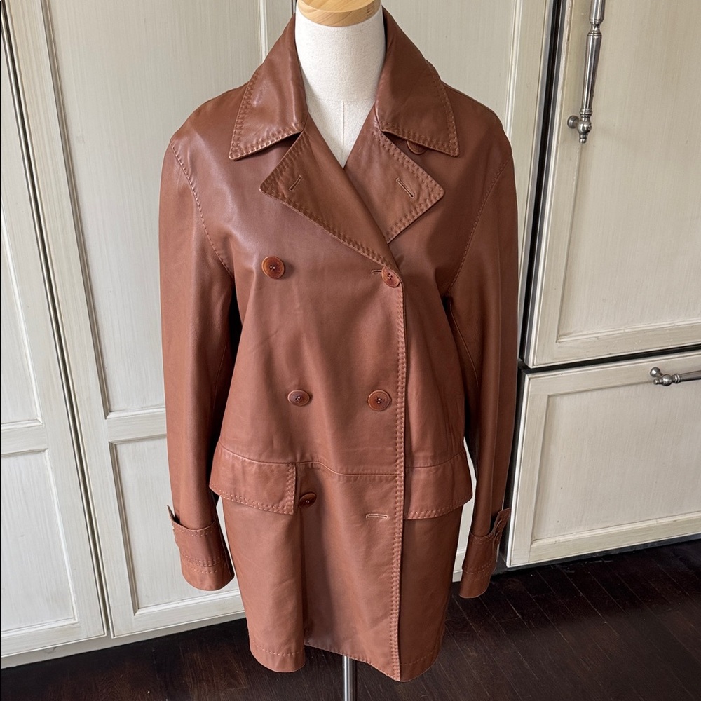 Vintage Donna Karan Leather Jacket